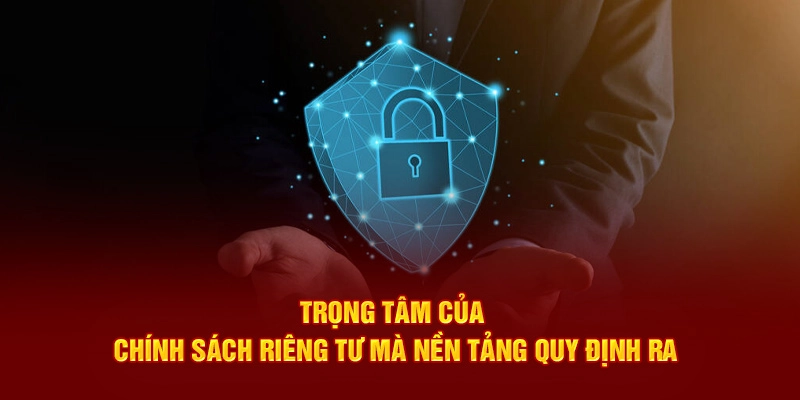 Trọng tâm của chính sách riêng tư mà nền tảng quy định ra